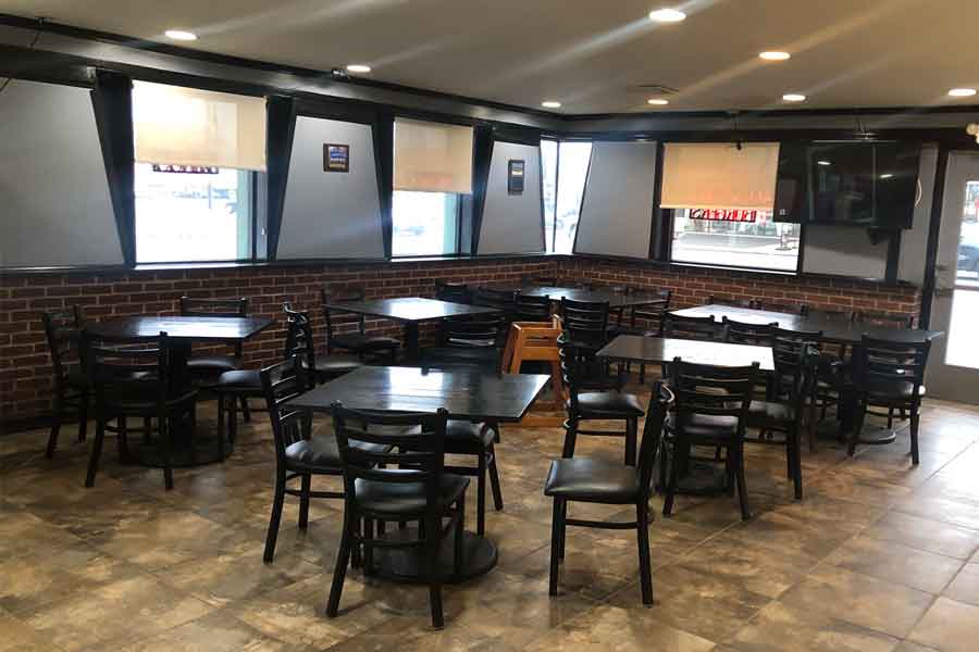 Ray's Famous Pizza Restaurant Seating Area